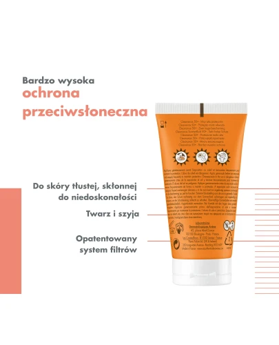 Avene Cleanance SPF 50+ Krem koloryzjujący, 50 ml - Dla skóry tłustej i skłonnej do niedoskonałości - 5