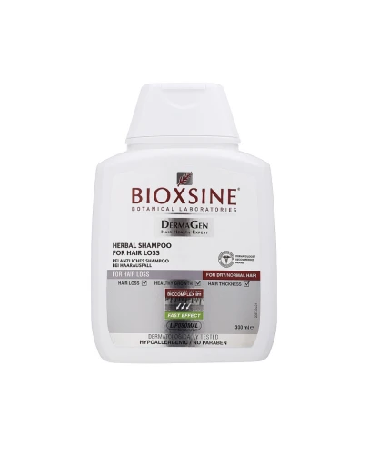 Bioxcin Classic Ziołowy szampon do włosów suchych i normalnych z tendencją do wypadania, 300 ml - Dedykowany włosom suchym, normalnym, osłabionym oraz z tendencją do nadmiernego wypadania - 1