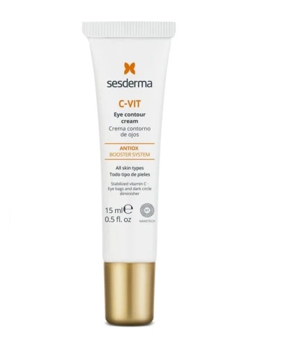 Sesderma C-Vit Antiox Booster System Kontur Oczu Krem, 15 ml - Który pielęgnuje okolice oczu, zmniejszając oznaki zmęczenia - 1