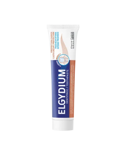 Elgydium Przeciwpróchnicowa pasta do zębów, 75 ml - Pasta do zębów z kompleksem Fluorinol Protect + - 1