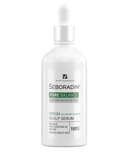 Seboradin Pure Balance Serum do skóry głowy, 100 ml - Do intensywnej pielęgnacji skóry głowy skłonnej do przetłuszczania - 1