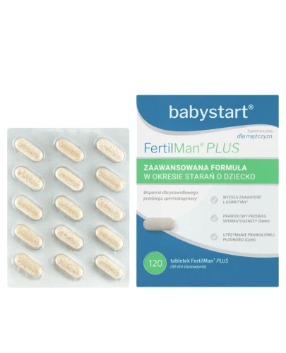 FertilMan Plus tabletki, 120 sztuk - Wspomagające w okresie starań o dziecko - 2