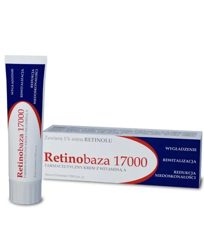 Retinobaza 17 000 krem, 10 x 30 g - Z witaminą A - 1