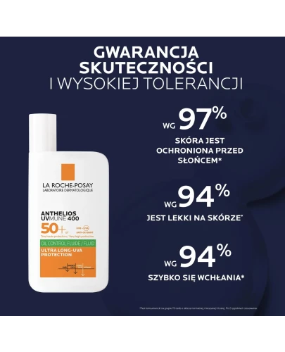 La Roche-Posay Anthelios UVMune Oil Control Fluid, 50 ml - Dla skóry tłustej i mieszanej - 2