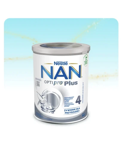 Nestle NAN Optipro Plus 4 Produkt na bazie mleka, 800 g - Dla dziecka po 2. roku życia  - 1