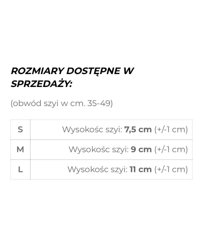 Kołnierz ortopedyczny typu Schantza S, 1 sztuka - Zapewnia stabilizację szyi przy urazach - 1