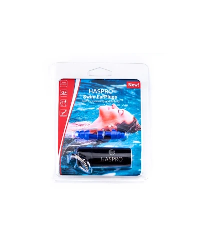 Haspro Swim EarPlugs Zatyczki do uszu, 1 para - Profesjonalne zatyczki do uszu na basen - 2