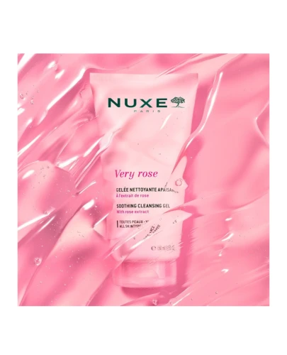 Nuxe Very Rose Żel do mycia twarzy i oczu, 150 ml - Łagodzący, a także kojący - 1