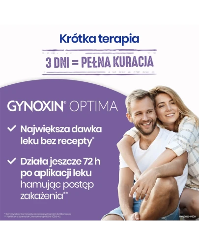 Gynoxin Optima krem dopochwowy, 30g - Na grzybicze i mieszane infekcje intymne - 3