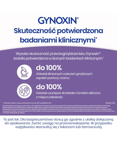 Gynoxin Optima krem dopochwowy, 30g - Na grzybicze i mieszane infekcje intymne - 5