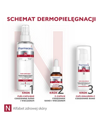 Pharmaceris N C-Capilix, koncentrat do twarzy z witaminą C, 30 ml - Do cery naczynkowej - 3