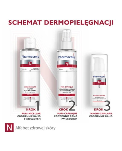 Pharmaceris N Magni-Capilaril SPF 10, krem do twarzy, 50 ml - Aktywny, przeciwzmarszczkowy do cery naczynkowej - 3