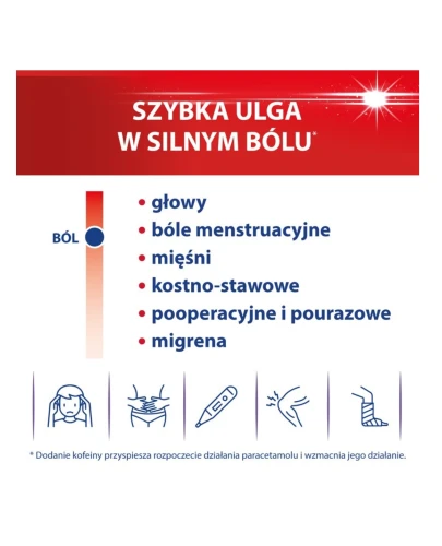 APAP Extra, 10 tabletek powlekanych - Lek przeciwbólowy i przeciwgorączkowy - 1