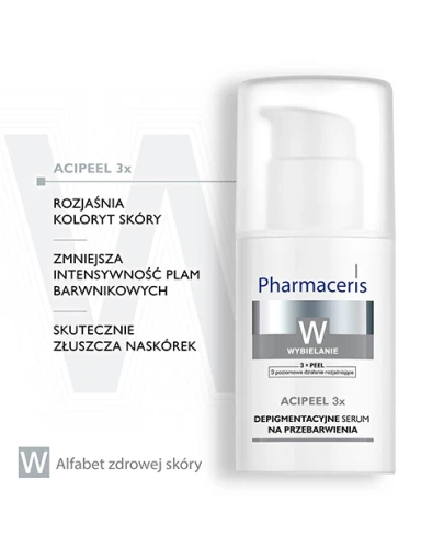 Pharmaceris W Acipeel, depigmentacyjne serum na przebarwienia, 30 ml - Kuracja wybielająca na noc - 2