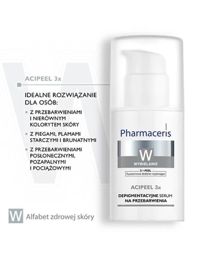 Pharmaceris W Acipeel, depigmentacyjne serum na przebarwienia, 30 ml - Kuracja wybielająca na noc - 3