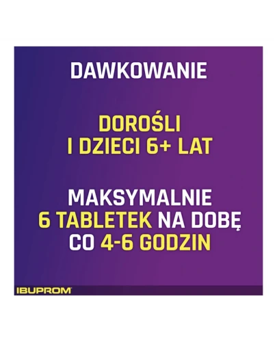 Ibuprom, 96  tabletek - O działaniu przeciwbólowym, przeciwgorączkowym i przeciwzapalnym - 4