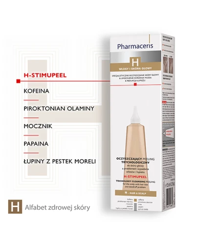 Pharmaceris H Stimupeel, peeling trychologiczny, 150 ml - Dla osób z tendencją do wypadania włosów i łupieżu   - 1