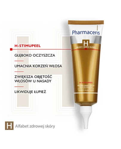 Pharmaceris H Stimupeel, peeling trychologiczny, 150 ml - Dla osób z tendencją do wypadania włosów i łupieżu   - 2