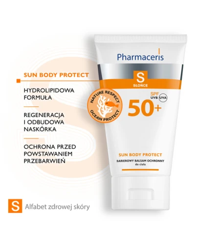 Pharmaceris S Sun Body Protect barierowy balsam ochronny do ciała SPF 50+, 150 ml - Do skóry delikatnej i wrażliwej  - 2