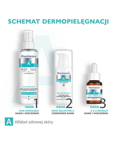 Pharmaceris A Sensi-Relastine-E SPF 20,  krem do twarzy, 50 ml -  Do pielęgnacji cery wrażliwej i alergicznej  - 4