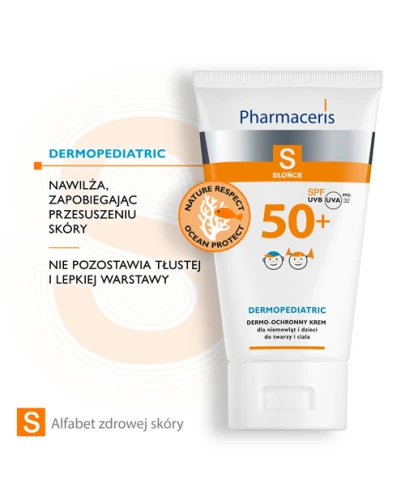 Pharmaceris S, Dermo-ochronny krem do twarzy i ciała SPF 50+, 125 ml - Dla dzieci i niemowląt powyżej 6. miesiąca życia - 2