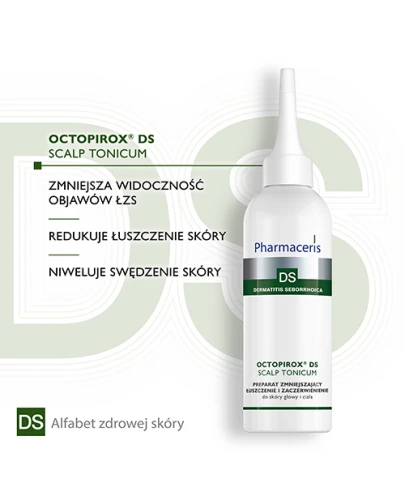 Pharmaceris DS Octopirox DS Scalp Tonicum, 100 ml - Tonik do skóry głowy i ciała, zmniejsza złuszczanie i zaczerwienienie - 2