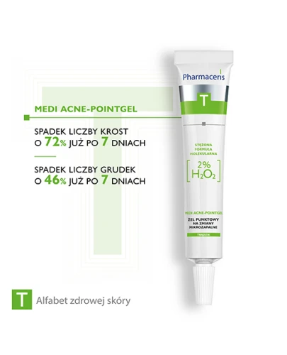 Pharmaceris T Medi Acne Point-Gel, żel punktowy na wypryski ,10 ml - Na miejscowe zmiany mikrozapalne - 2