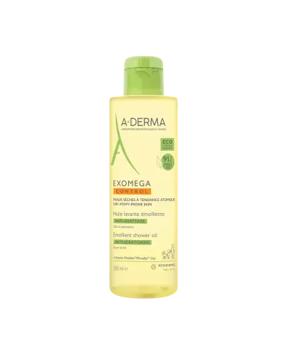 A-Derma Exomega Control Olejek, 500 ml - Łagodzi podrażnienia, odbudowuje barierę ochronną