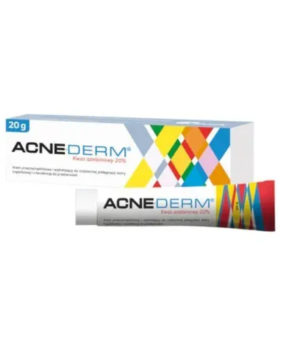 Acne-Derm krem, 20g - Krem przeciwtrądzikowy i wybielający