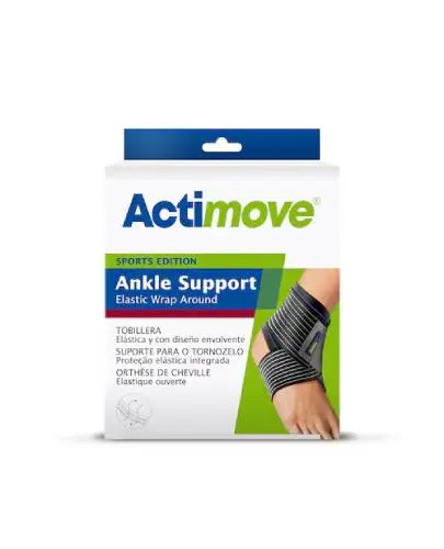 Actimove Sports Edition Stabilizator stawu skokowego czarny L, 1 sztuka - Zapewnia stabilizację osłabionego lub kontuzjowanego stawu skokowego