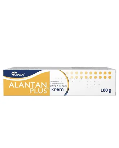 Alantan Plus, krem 100 g - Z alantoiną i deksopantenolem do stosowania miejscowego na skórę