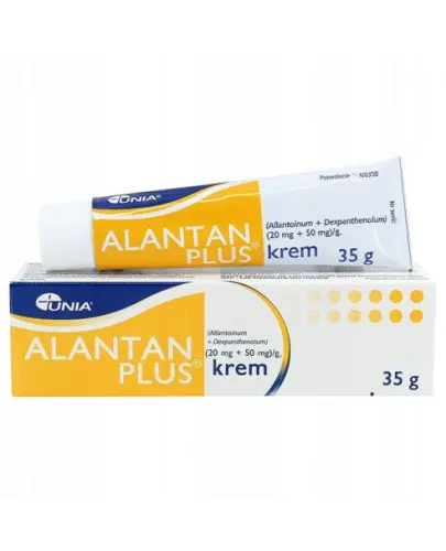 Alantan Plus krem, 35 g - Z alantoiną i deksopantenolem do stosowania miejscowego na skórę