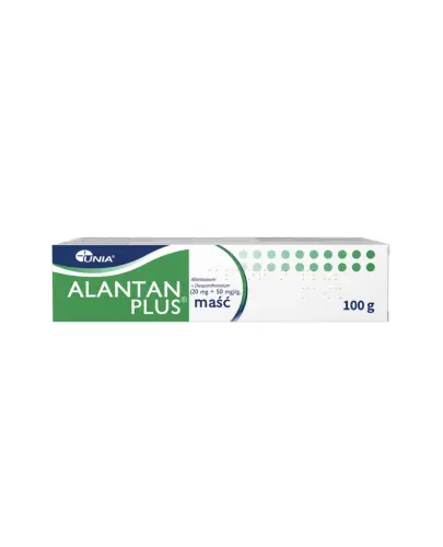 Alantan Plus maść, 100g - Z alantoiną i deksopantenolem do stosowania miejscowego na skórę