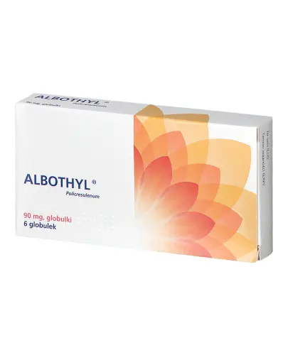 Albothyl, 90mg, 6 globulek dopochwowych - Na objawy infekcji bakteryjnych