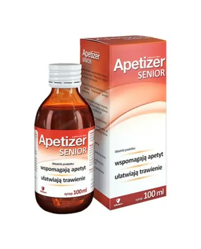 Apetizer Senior, 100 ml - Suplement diety z ziołami i witaminami przeznaczony dla osób dorosłych i seniorów