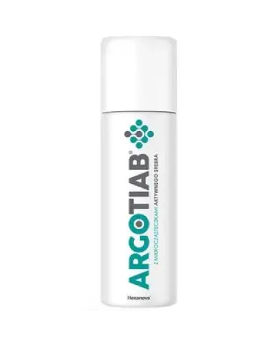 Argotiab spray suchy, 125ml - Spray suchy gojący ze srebrem