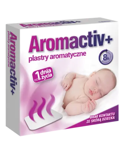 Aromactiv+ plastry aromatyczne, 5 sztuk - Plastry aromatyczne z kompozycją zapachową o działaniu odświeżającym