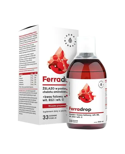 Aura Herbals Ferradrop, 500 ml - 33 dzienne porcje