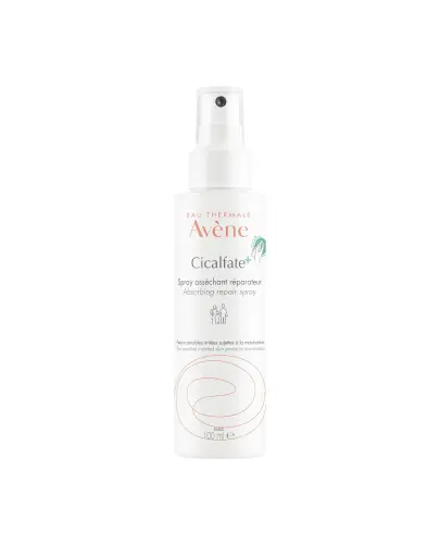 Avene Cicalfate+ Osuszający spray regenerujący, 100 ml - Osuszający spray regenerujący do skóry wrażliwej skłonnej do maceracji