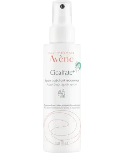 Avene Cicalfate+ Osuszający spray regenerujący, 100 ml - Osuszający spray regenerujący do skóry wrażliwej skłonnej do maceracji