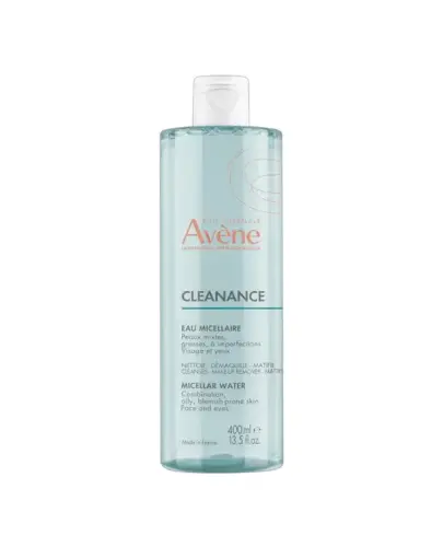 Avene Cleanance Woda micelarna, 400 ml - Usuwa makijaż, oczyszcza, matuje