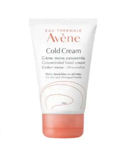 Avene Cold Cream Skoncentrowany krem do rąk, 50 ml - Lekka konsystencja kremu, która pozostawia dłonie miękkie i gładkie w dotyku