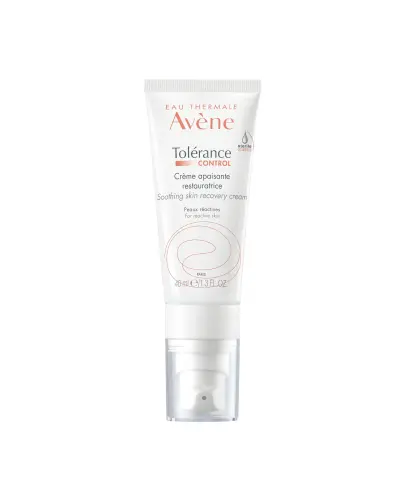 Avene Tolerance Control Krem łagodząco regenerujący, 40 ml - Wzmacnia barierę ochronną skóry, łagodzi i nawilża