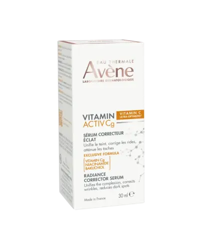 Avene Vitamin Activ Cg, serum korygująco – rozjaśniające, 30 ml - Serum rozjaśnia przebarwienia i wygładza zmarszczki