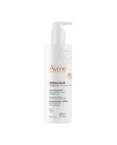 Avene XeraCalm Nutrition Mleczko nawilżające, 400 ml - Odżywia, nawilża, wzmacnia barierę ochronną skóry