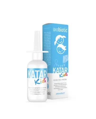 Axobiotic Katar Kids, spray 30 ml - Oczyszcza i nawilża błony śluzowe, wspomaga leczenie infekcji nosa i zatok