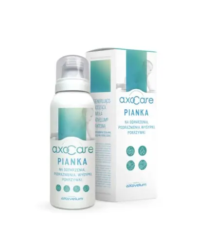 AxoCare Pianka dla dzieci, 85 ml - Przyśpiesza gojenia odparzeń i podrażnień