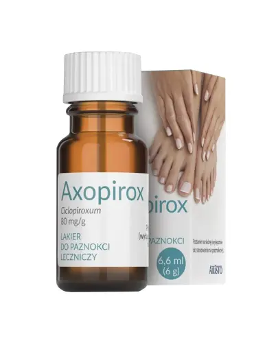 Axopirox lakier leczniczy do paznokci, 6,6 ml - Lakier przeciwgrzybiczy na grzybicę paznokci