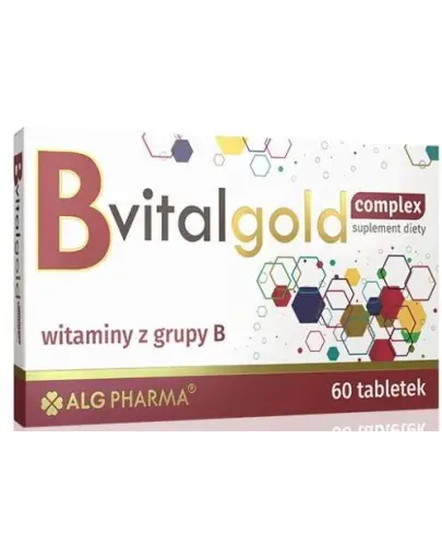 B VitalGold Complex,  60 tabletek - Witaminy z grupy B dla dorosłych