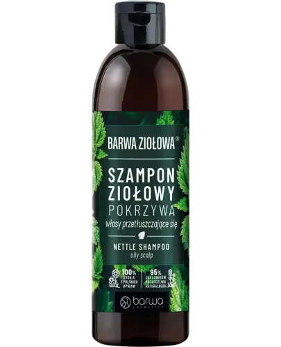 Barwa Ziołowa, Szampon ziołowy Pokrzywa, 250 ml - Szampon ziołowy do włosów przetłuszczających się